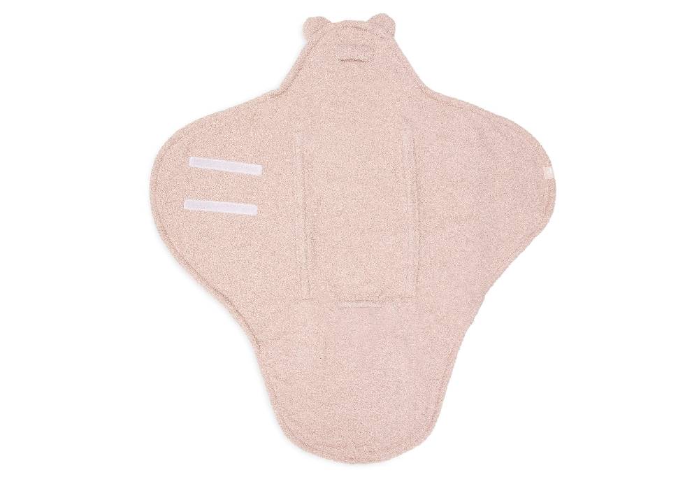 Jollein Einschlagdecke für Babyschale Bear Boucle Wild Rose Saisonschlussverkauf