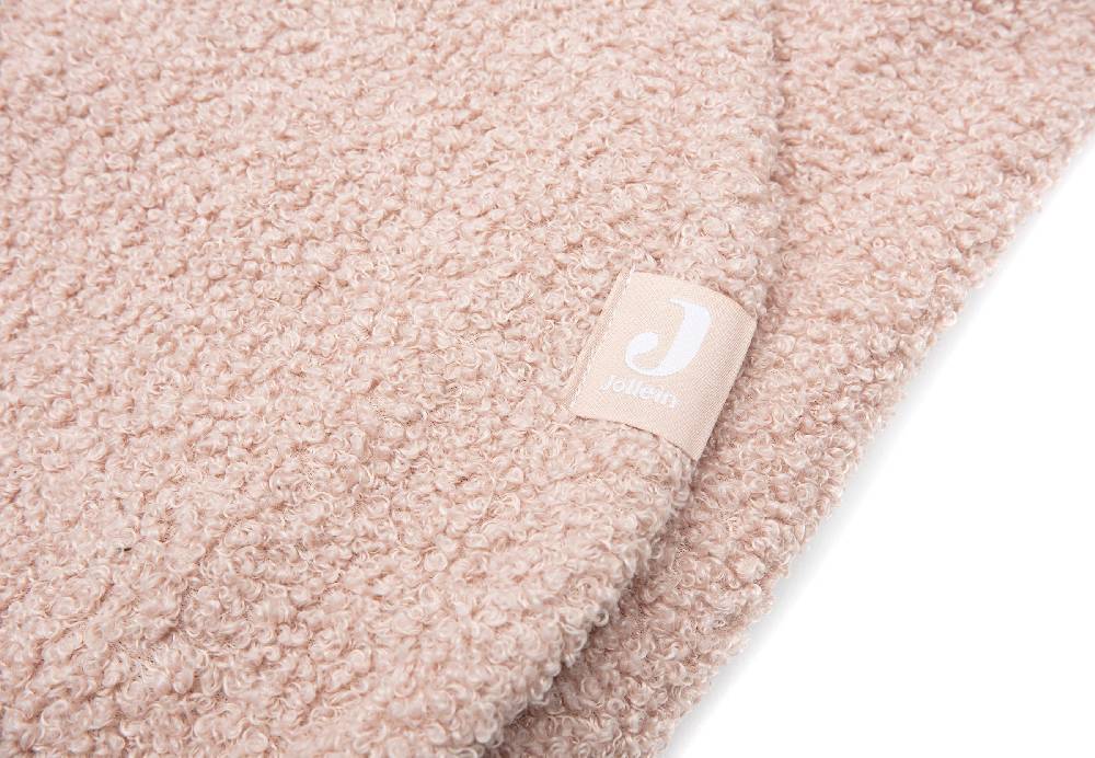 Jollein Einschlagdecke für Babyschale Bear Boucle Wild Rose Saisonschlussverkauf