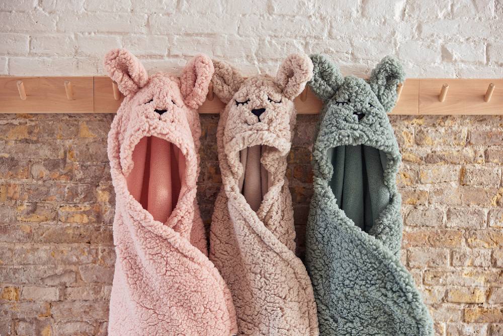 Jollein Einschlagdecke für Babyschale Bunny Ash Green Osterangebot