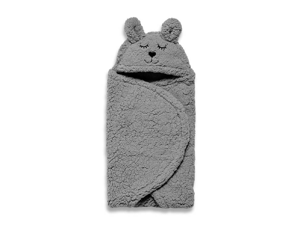 Jollein Einschlagdecke für Babyschale Bunny Storm Grey Muttertagsangebot