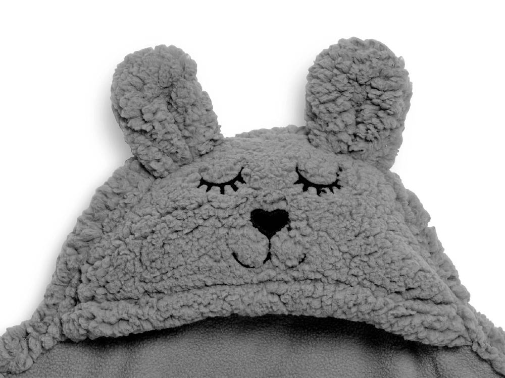 Jollein Einschlagdecke für Babyschale Bunny Storm Grey Muttertagsangebot