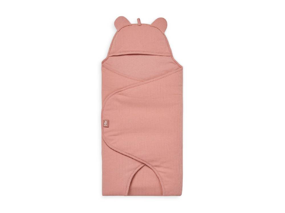 Jollein Einschlagdecke für Babyschale Basic Stripe Rosewood Vatertagsangebot
