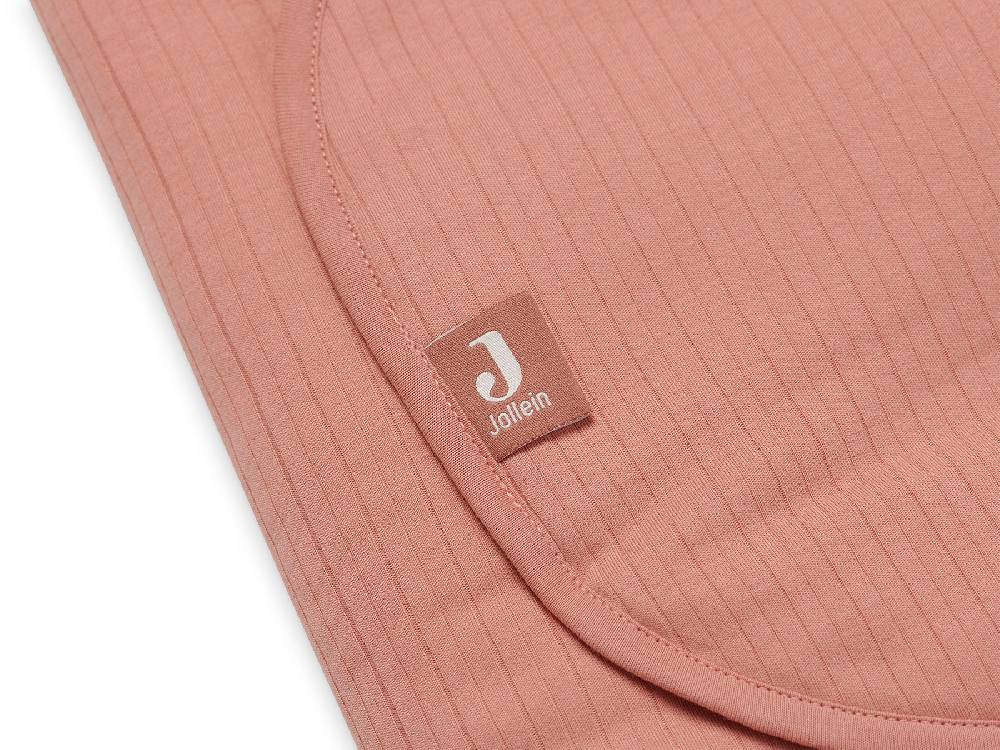Jollein Einschlagdecke für Babyschale Basic Stripe Rosewood Vatertagsangebot