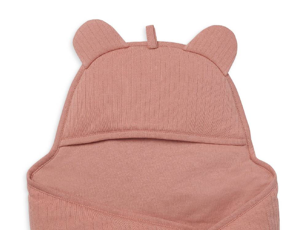 Jollein Einschlagdecke für Babyschale Basic Stripe Rosewood Vatertagsangebot
