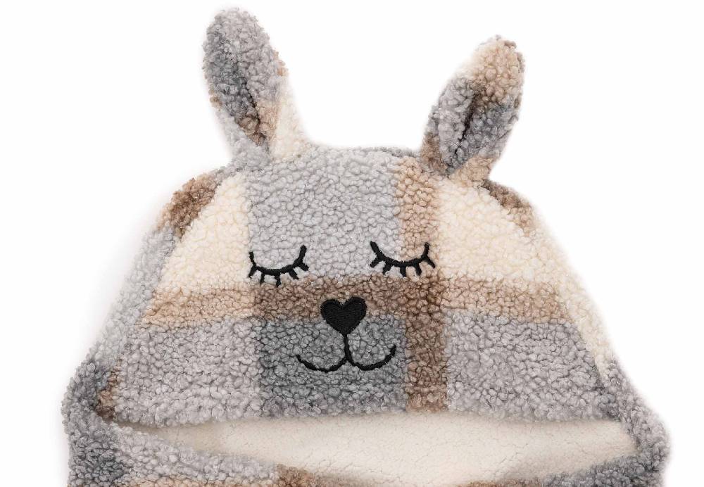 Jollein Einschlagdecke für Babyschale Bunny Check - Boucle Valentinstagsangebot