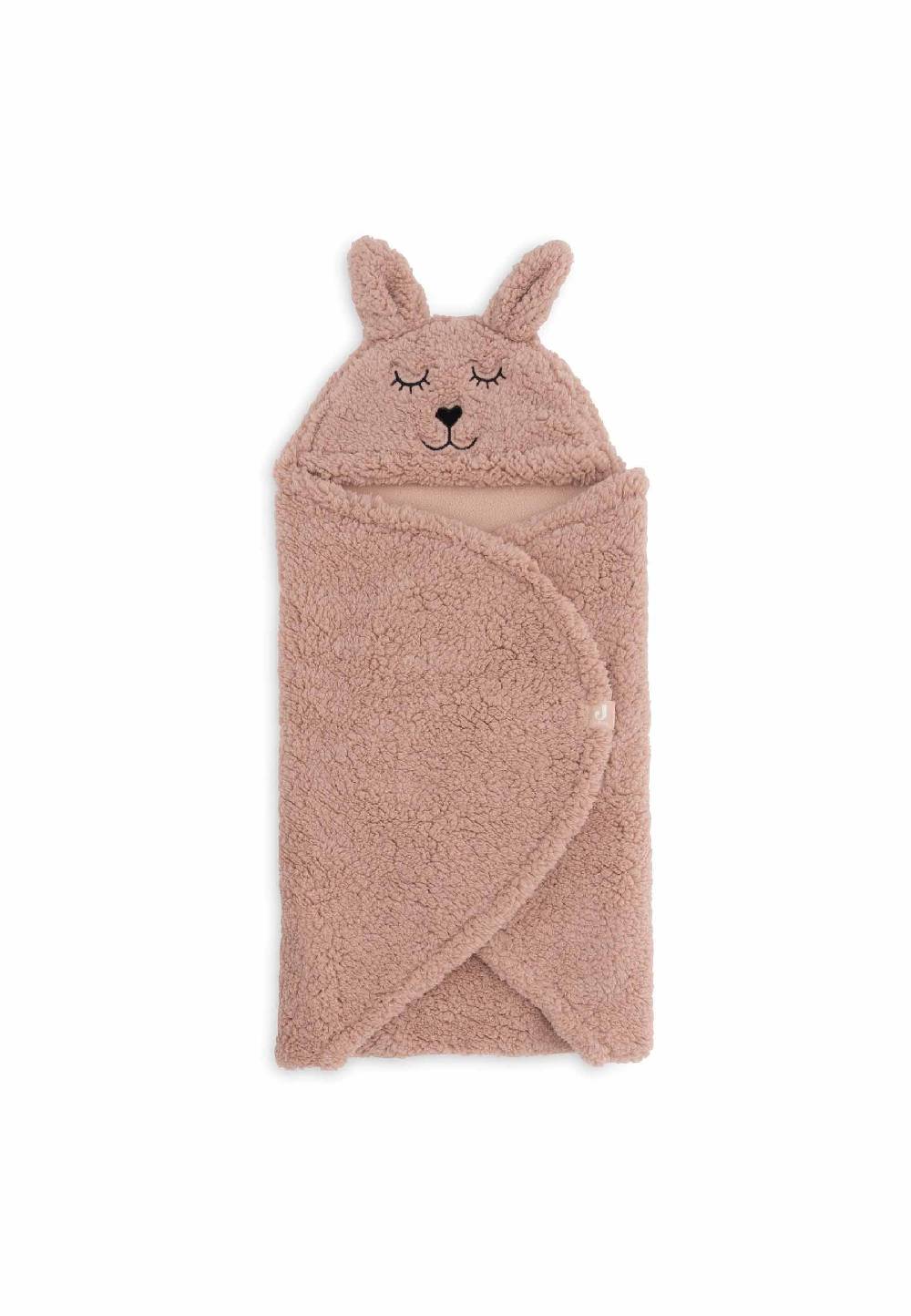 Jollein Einschlagdecke für Babyschale Bunny - Wild Rose Lagerräumung