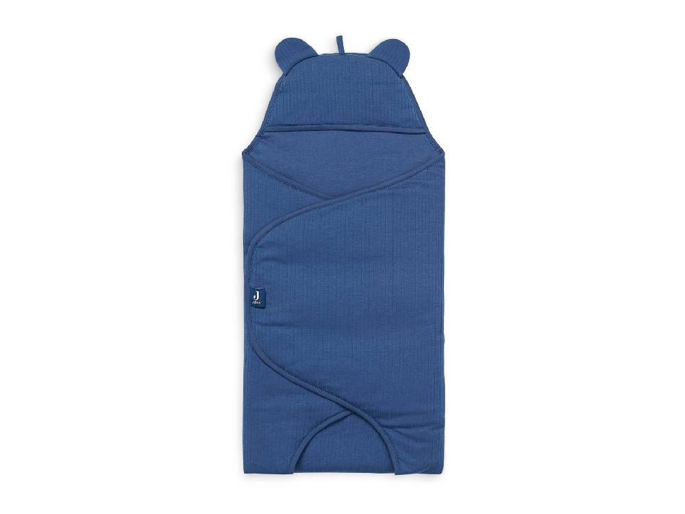 Jollein Einschlagdecke für Babyschale Basic Stripe Jeans Blue Top Angebot