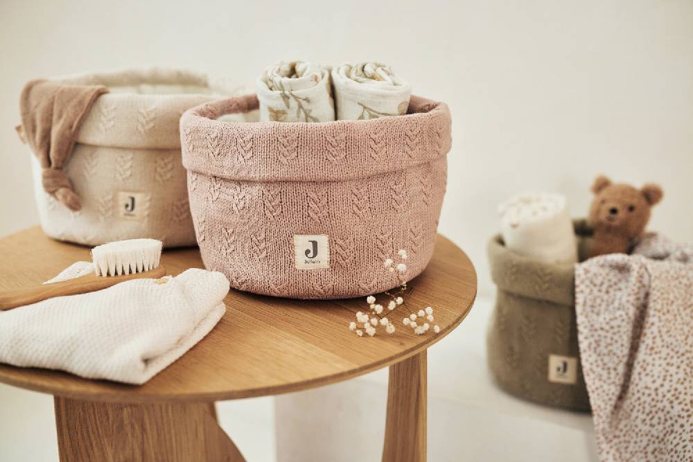 Jollein Pflegekörbchen Grain Knit Wild Rose Bestseller