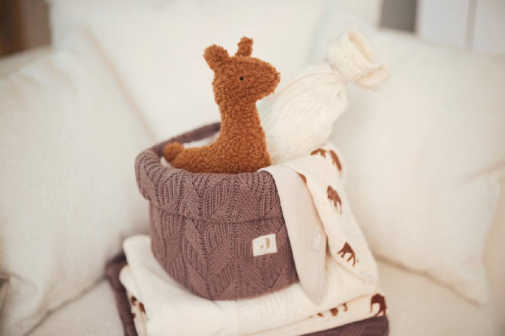 Jollein Pflegekörbchen Spring Knit Chestnut Tägliche Deals