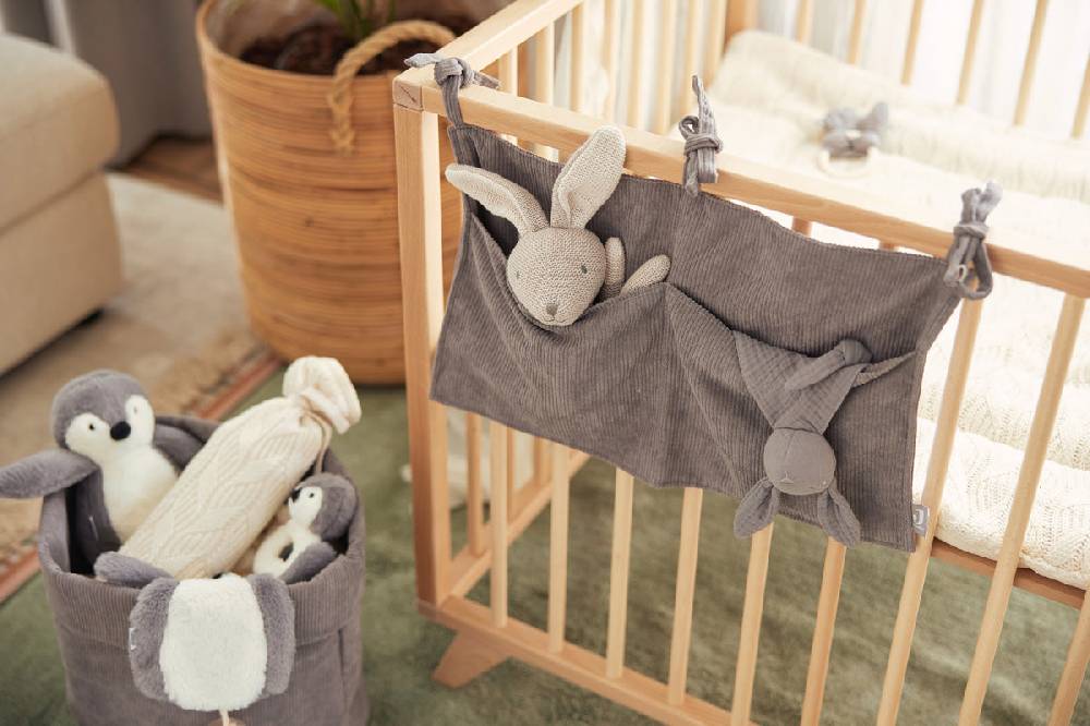 Jollein Pflegekörbchen Corduroy Storm Grey Sonderangebote