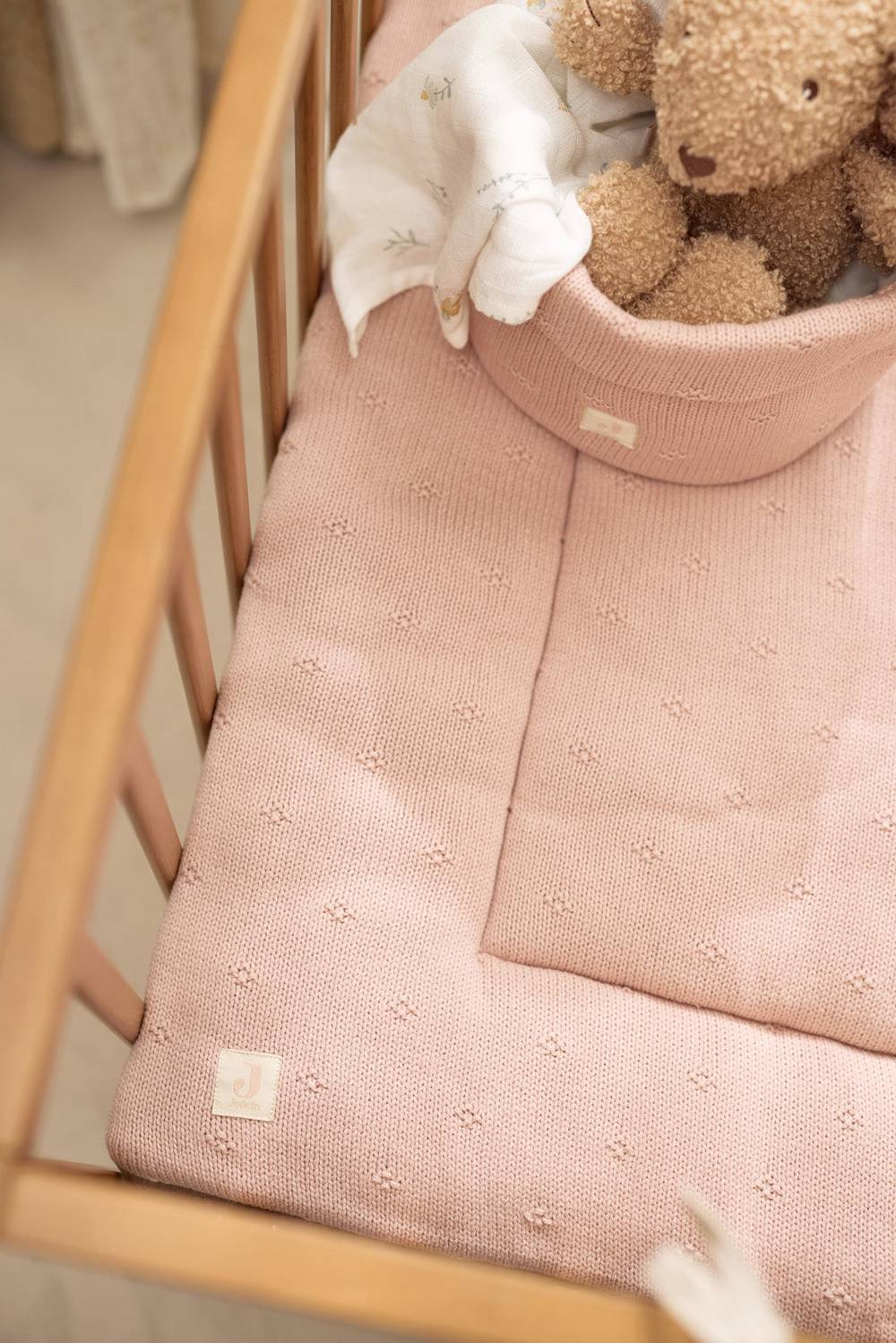 Jollein Pflegekörbchen Cosy Knit - Wild Rose Wochenangebot