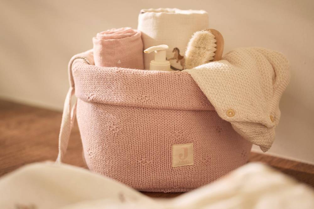 Jollein Pflegekörbchen Cosy Knit - Wild Rose Wochenangebot