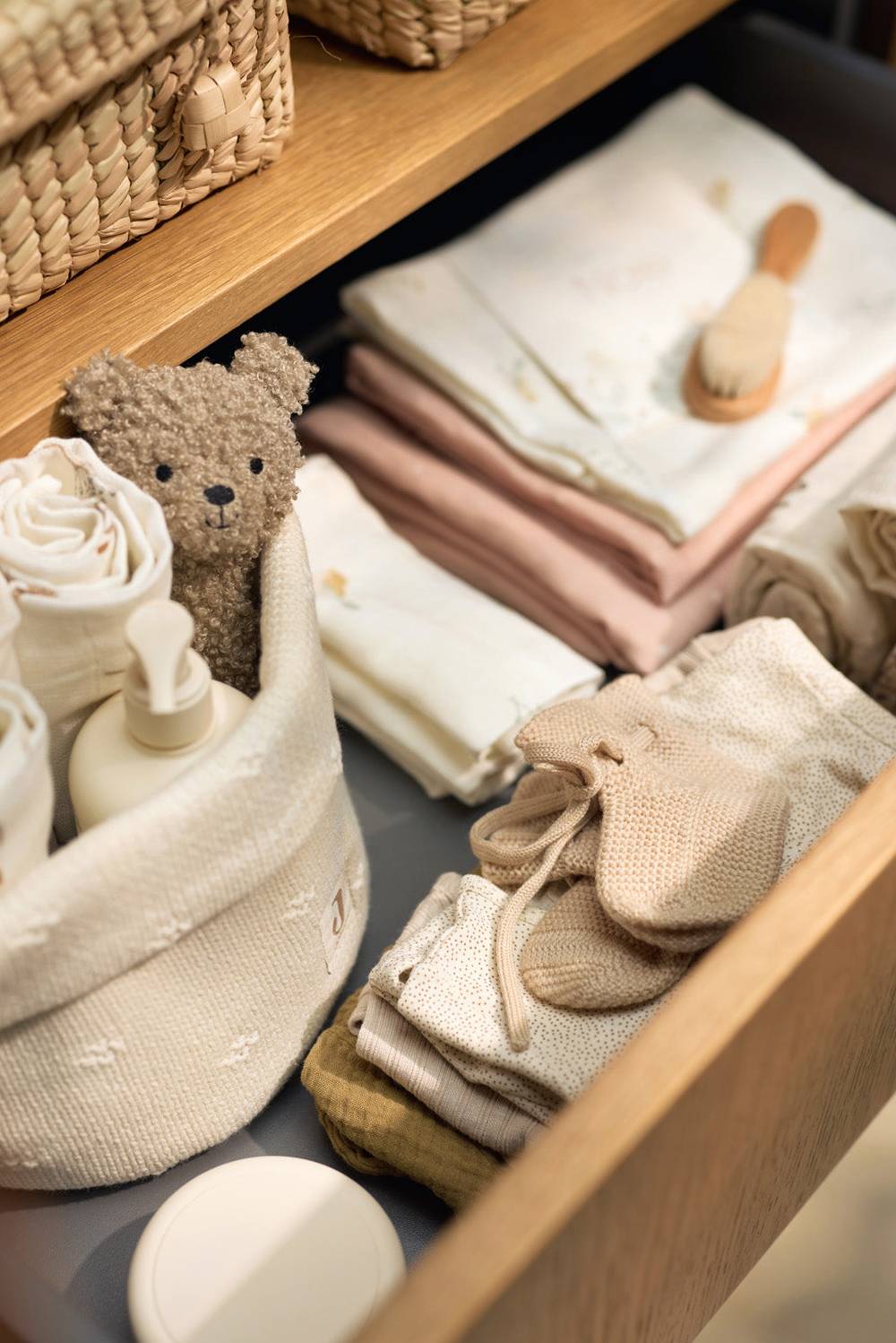 Jollein Pflegekörbchen Cosy Knit - Ivory Kostenlose Rückgabe
