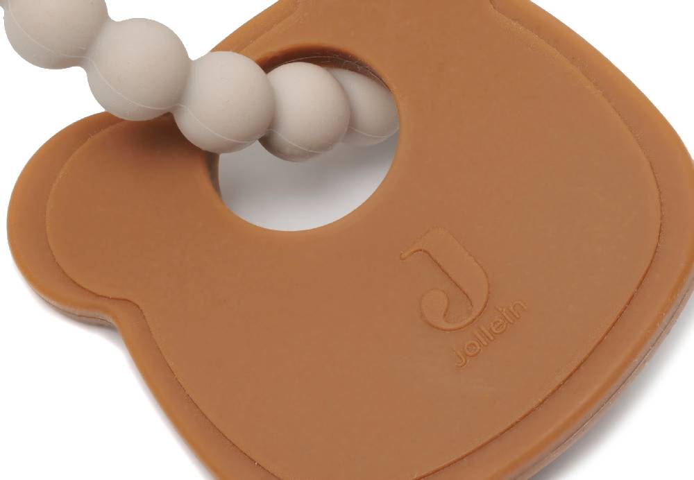 Jollein Beißring Silikon 15x11x1cm Teddy Bear Neueste Stile