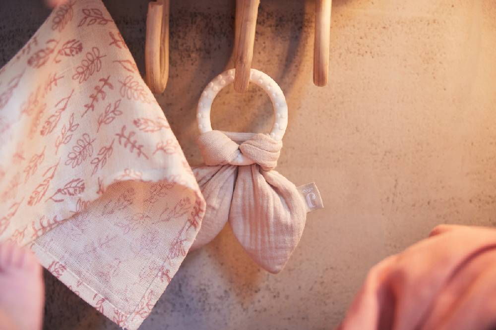 Jollein Beißring Silikon Bunny Ears Nougat Bis zu 65% Rabatt