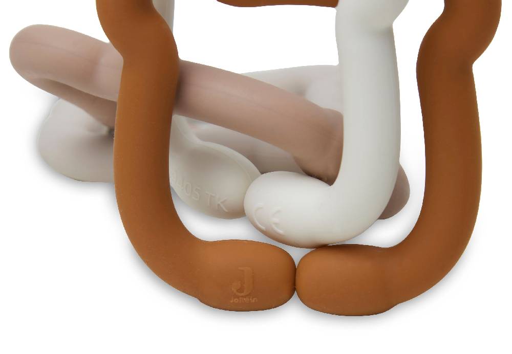 Jollein Spielringe Silikon 20x7x1cm Teddy Bear Vierteljährliche Förderung
