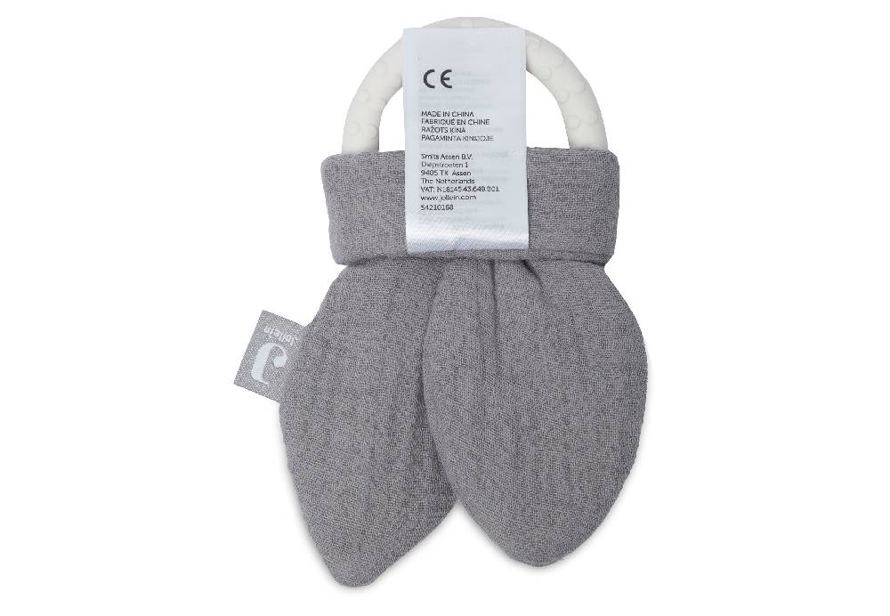 Jollein Beißring Silikon Bunny Ears Storm Grey Clearance-Verkauf