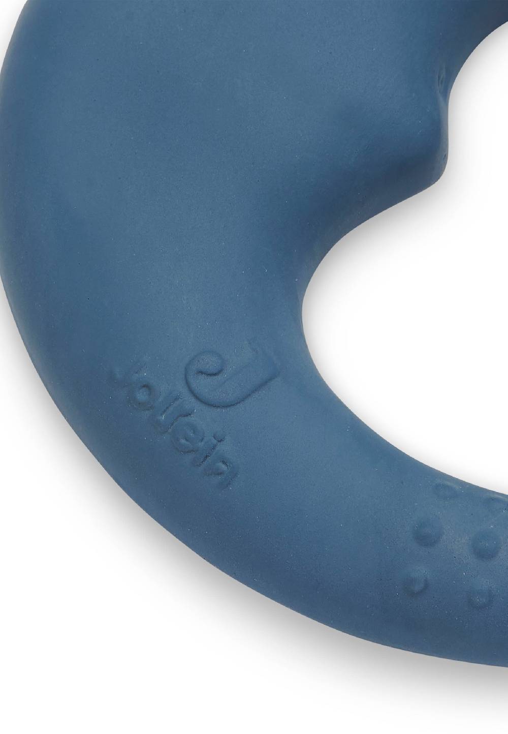 Jollein Beißring aus Naturkautschuk Moon Jeans Blue Fabrikladen