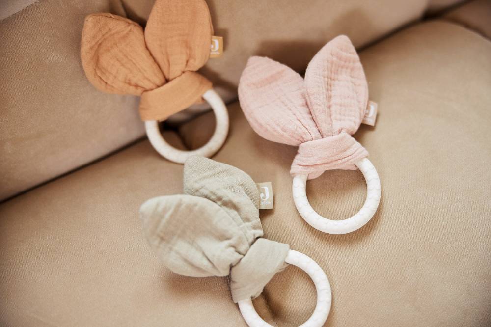 Jollein Beißring Silikon Bunny Ears Moonstone Begrenzt auf 3 Tage