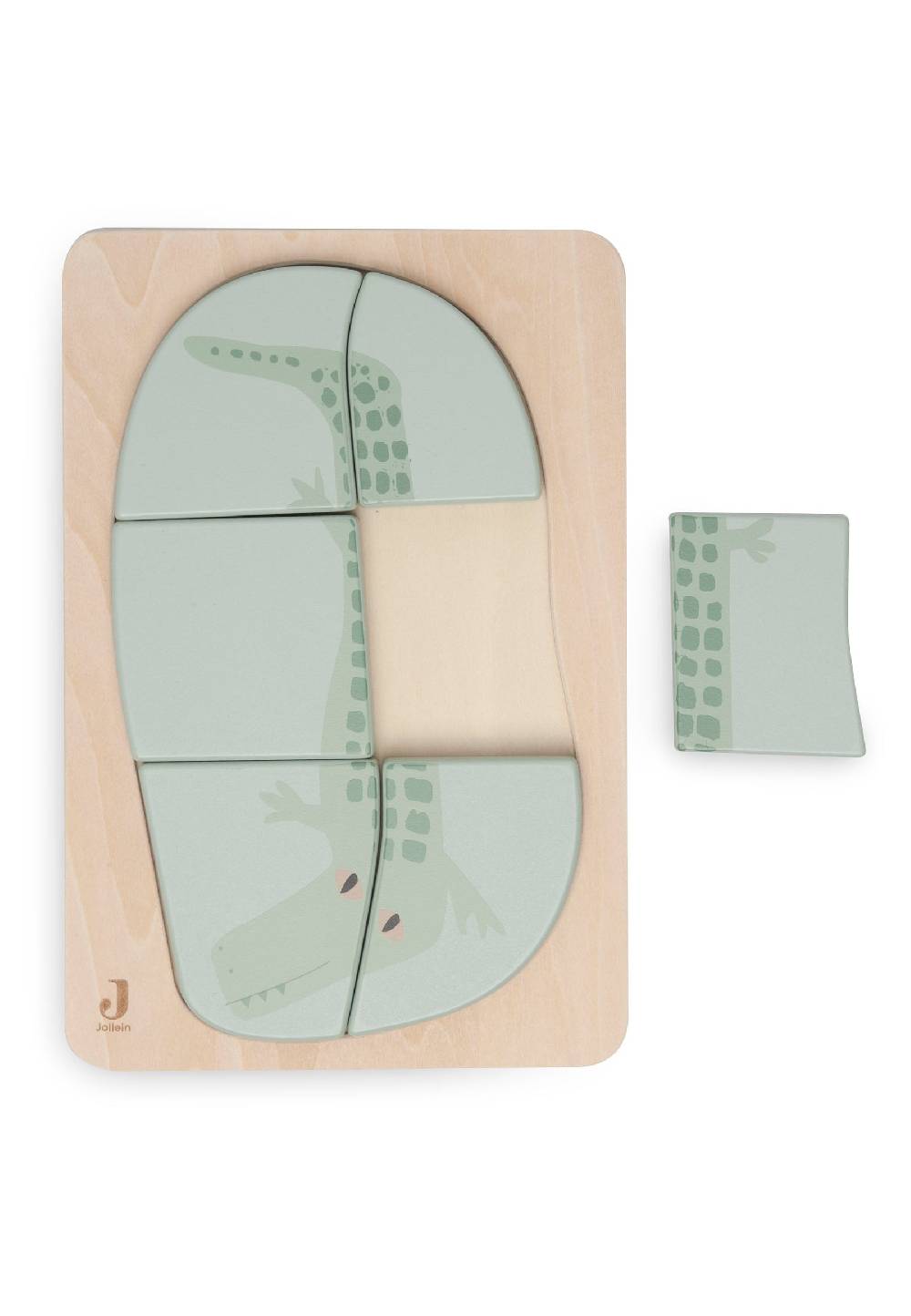 Jollein Puzzle aus Holz - Jungle Jambo - Croco Auslauf