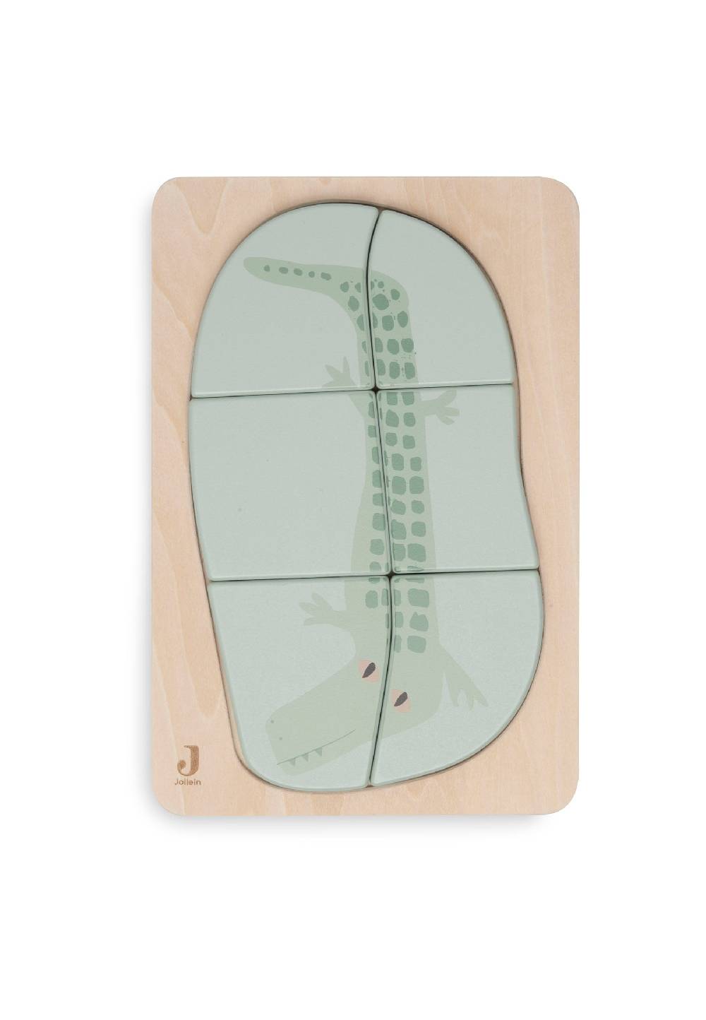 Jollein Puzzle aus Holz - Jungle Jambo - Croco Auslauf