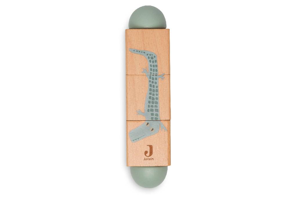 Jollein Holz-Drehpuzzle - Jungle Jambo Angebote