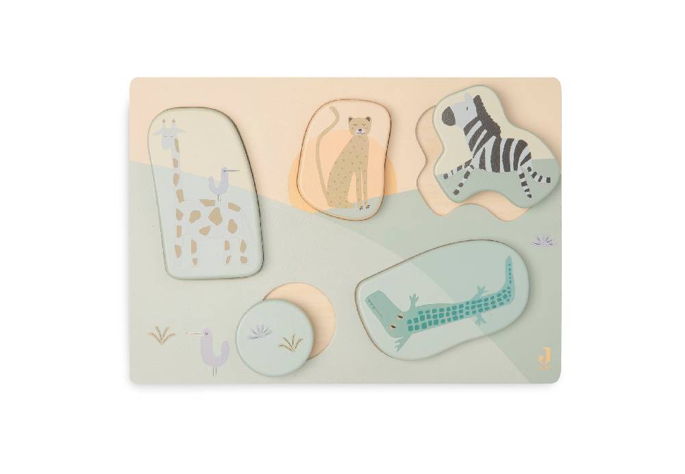 Jollein Puzzle aus Holz - Jungle Jambo Hotsell