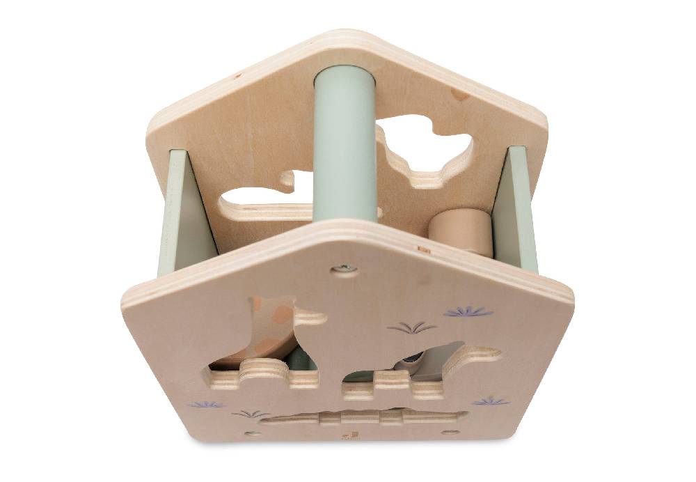 Jollein Holz-Sortierbox - Jungle Jambo im Angebot