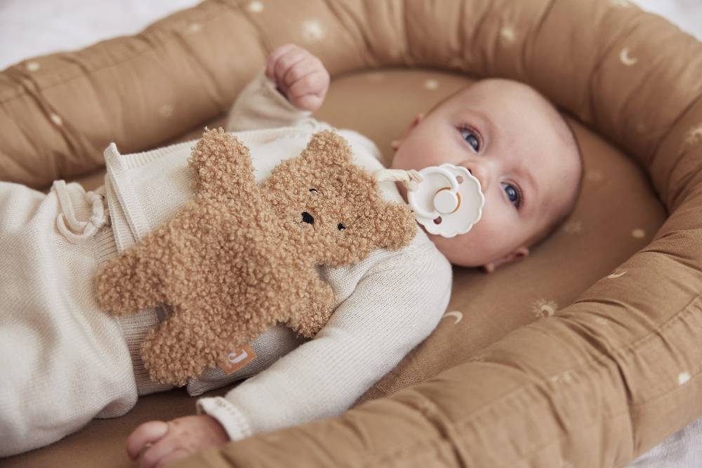 Jollein Schmusetuch Teddy Bear Biscuit Schlussverkauf