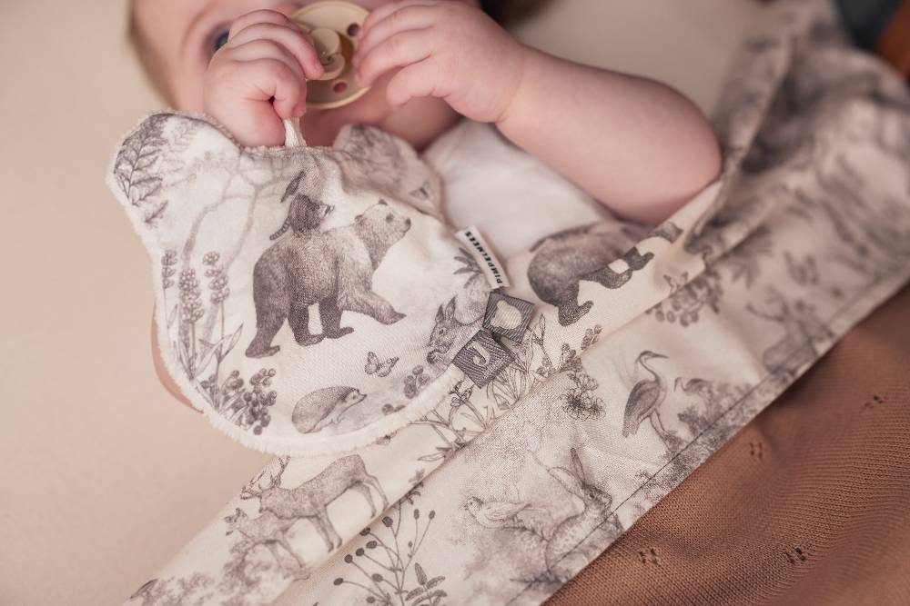 Jollein Schmusetuch Pimpelmees - Forest Animals Fabrik Onlineshop