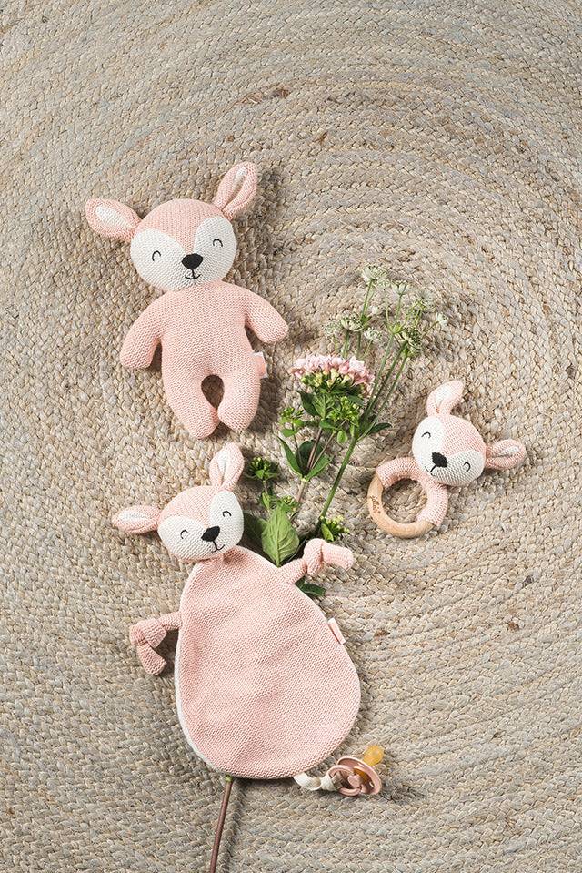 Jollein Schmusetuch Dear Pale Pink Fabrikpreis