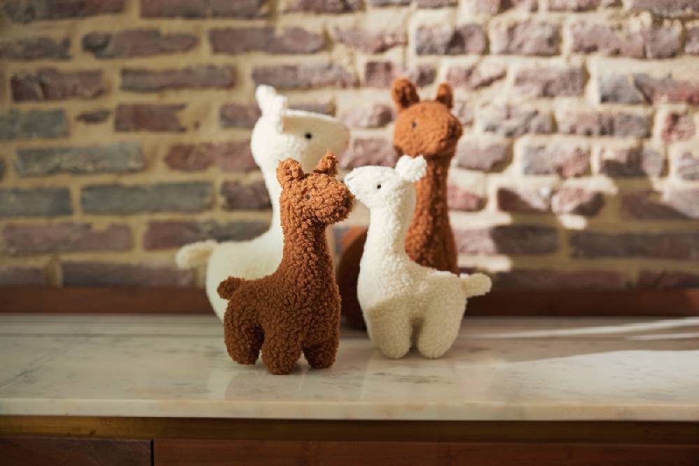 Jollein Kuscheltier Lama Caramel Osterangebot