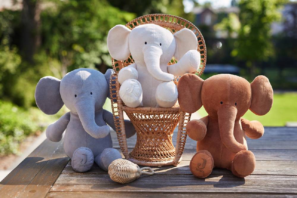 Jollein Kuscheltier Elephant Nougat Heißer Verkauf