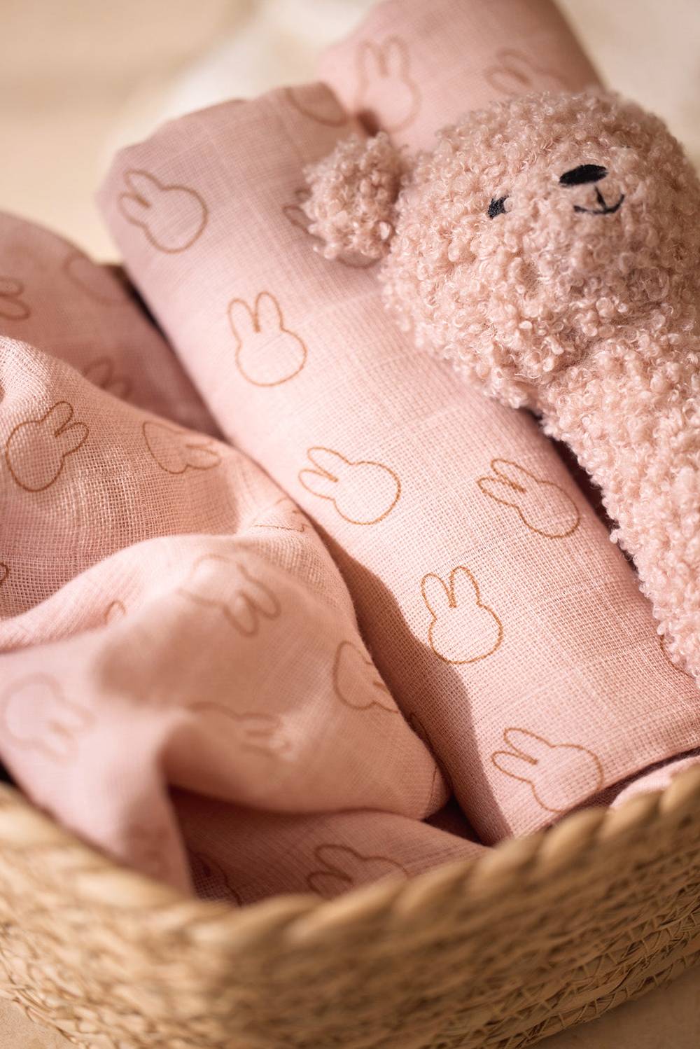 Jollein Rassel Teddy Bear - Wild Rose Letzter Tag