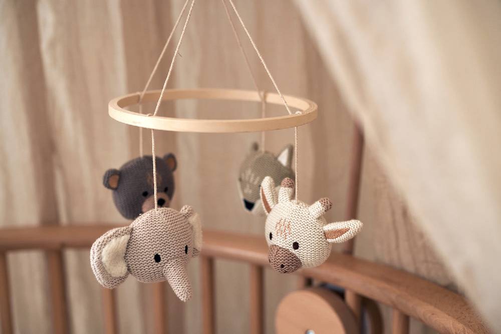 Jollein Baby-Mobile Animals Kostenloser Versand international