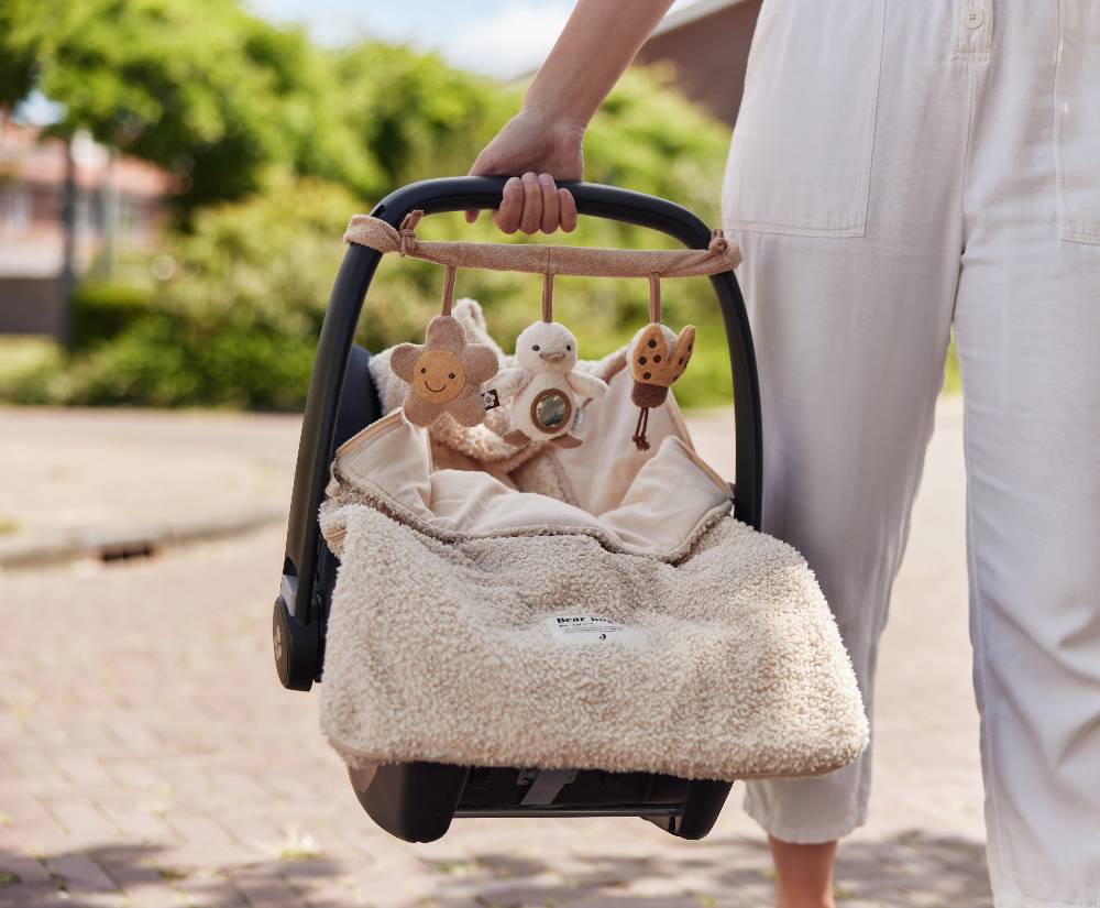 Jollein Fußsack gruppe 0+ 3/5 punkte Boucle Naturel zollfrei