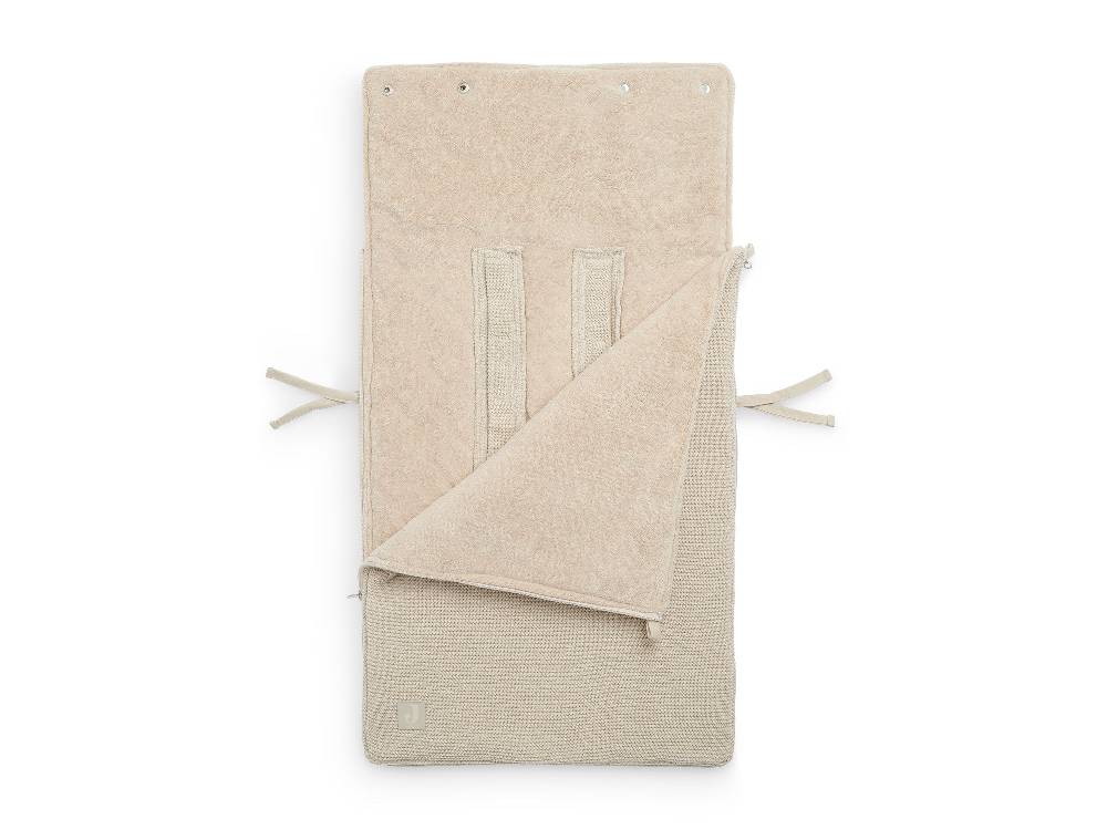 Jollein Fußsack gruppe 0+ 3/5 punkte Basic Knit Nougat 50% Rabatt für begrenzte Zeit