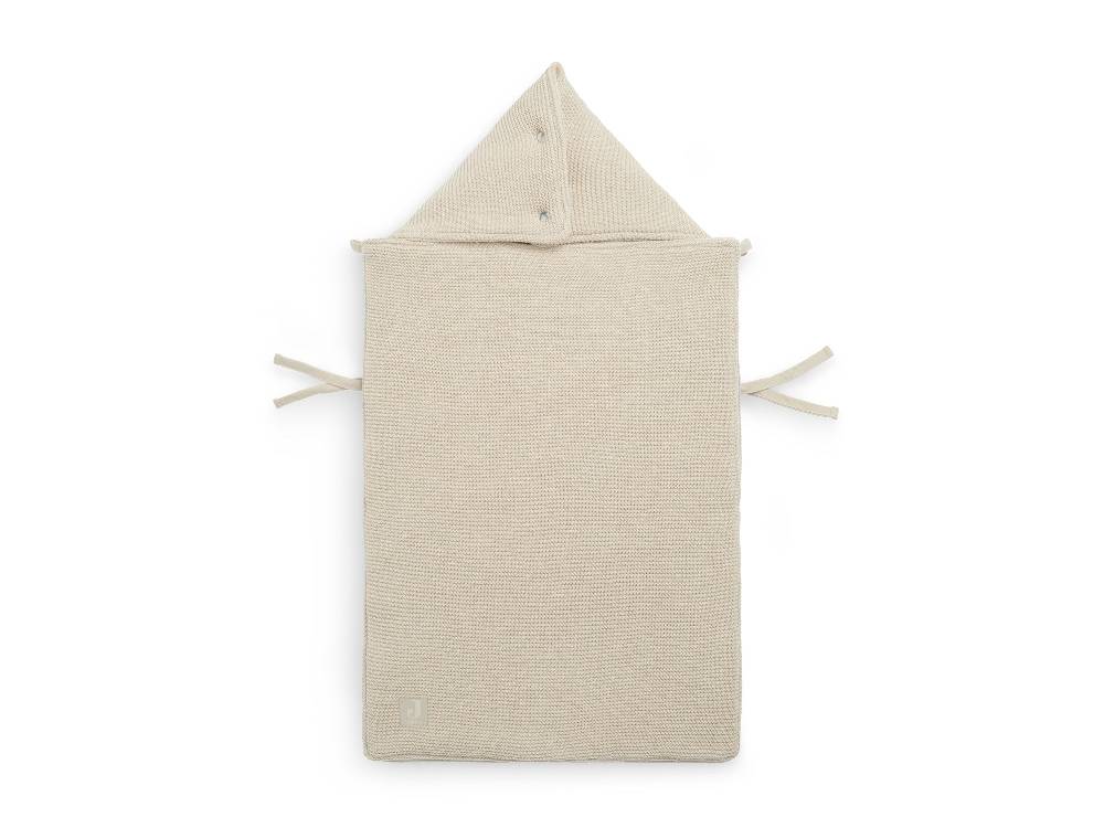 Jollein Fußsack gruppe 0+ 3/5 punkte Basic Knit Nougat 50% Rabatt für begrenzte Zeit