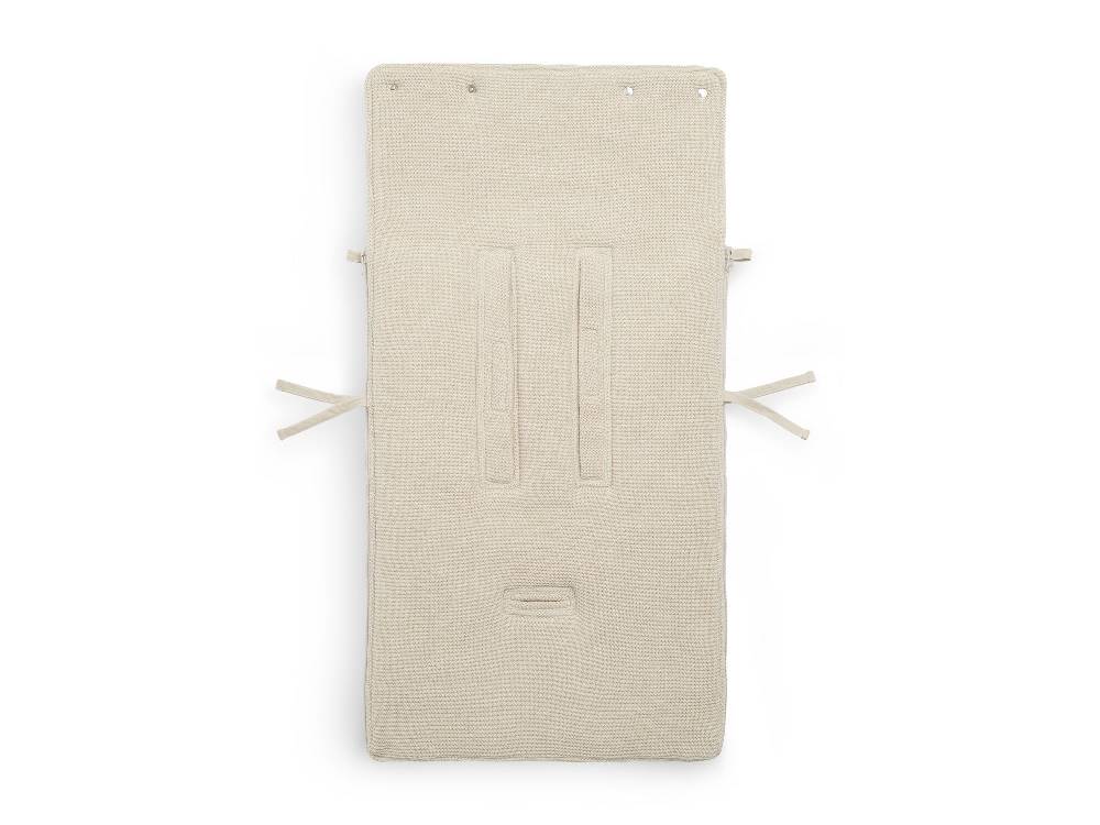 Jollein Fußsack gruppe 0+ 3/5 punkte Basic Knit Nougat 50% Rabatt für begrenzte Zeit