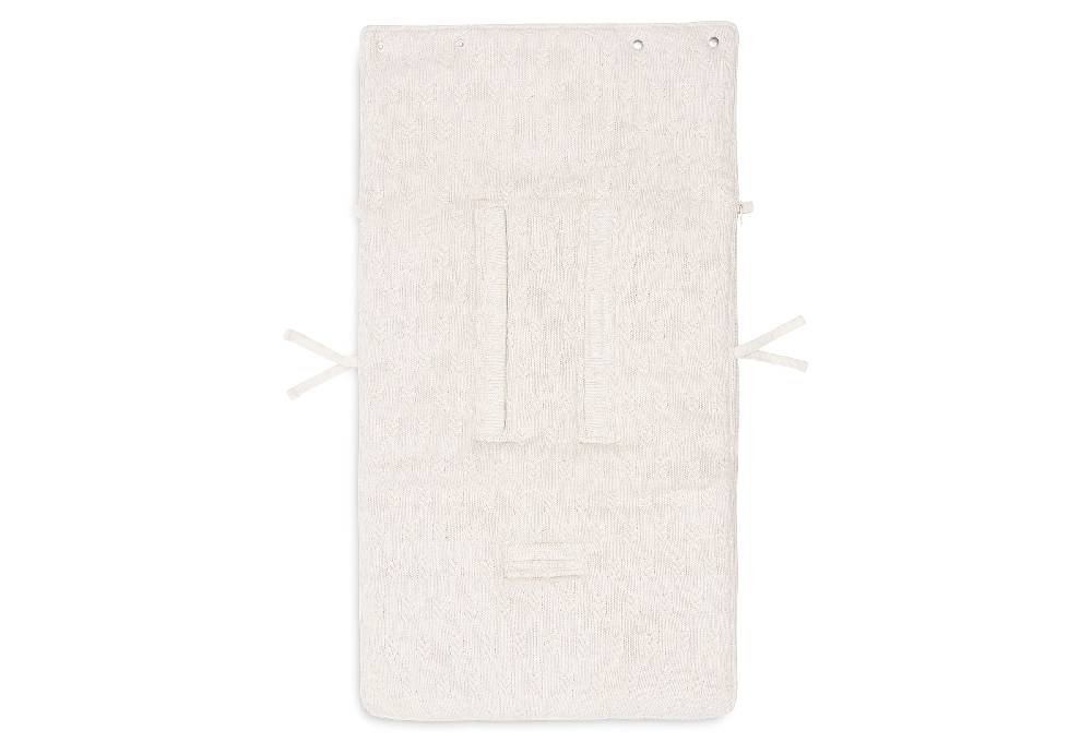 Jollein Fußsack gruppe 0+ 3/5 punkte Grain Knit Oatmeal Rabatte dieses Monats