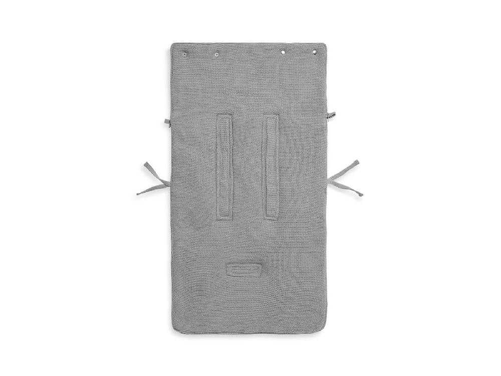 Jollein Fußsack gruppe 0+ 3/5 punkte Basic Knit Stone Grey 2025