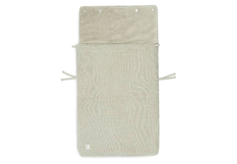 Jollein Fußsack gruppe 0+ 3/5 punkte Basic Knit Olive Green Outlet