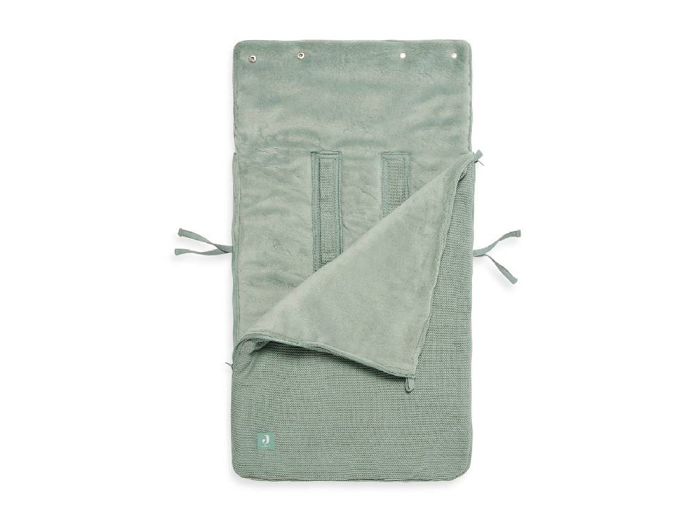 Jollein Fußsack gruppe 0+ 3/5 punkte Basic Knit Forest Green Verkauf