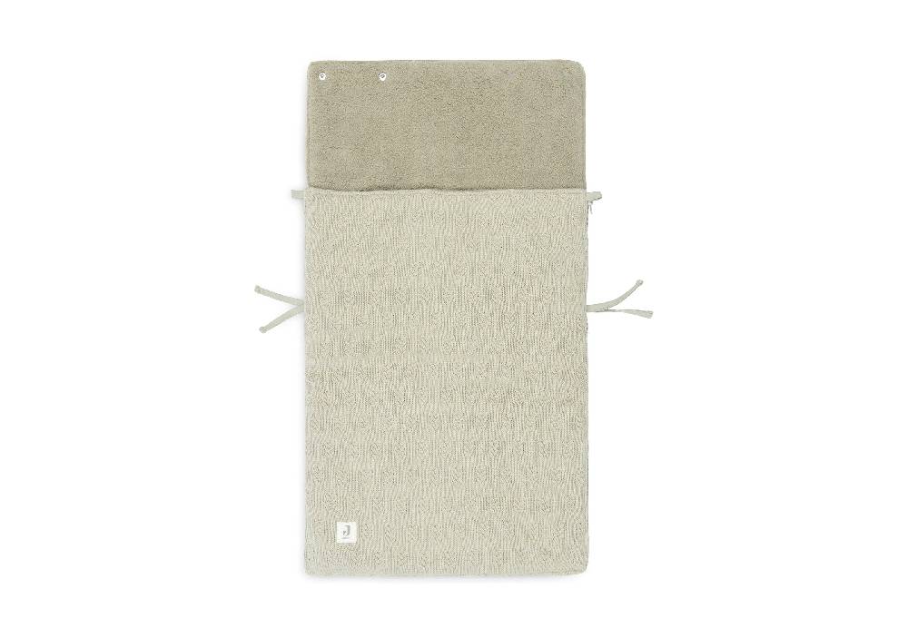 Jollein Fußsack gruppe 0+ 3/5 punkte Grain Knit Olive Green Hotsell