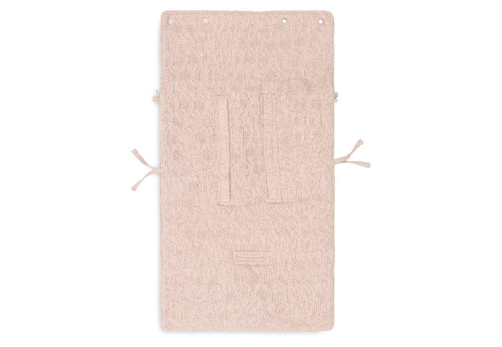 Jollein Fußsack gruppe 0+ 3/5 punkte Grain Knit Wild Rose Günstiger Verkauf