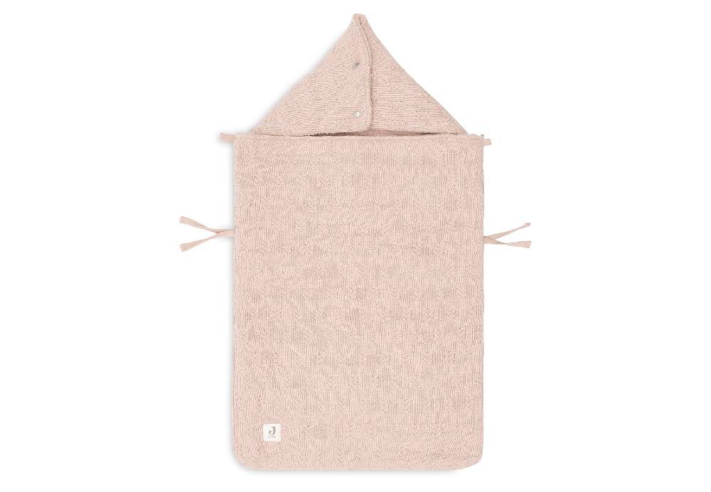 Jollein Fußsack gruppe 0+ 3/5 punkte Grain Knit Wild Rose Günstiger Verkauf