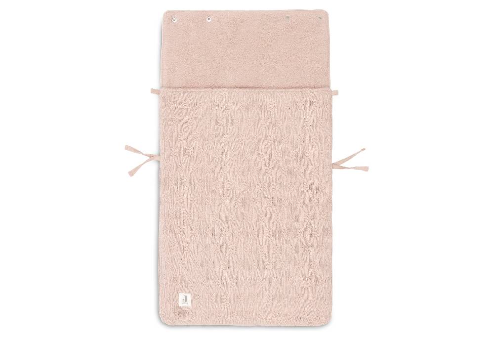 Jollein Fußsack gruppe 0+ 3/5 punkte Grain Knit Wild Rose Günstiger Verkauf