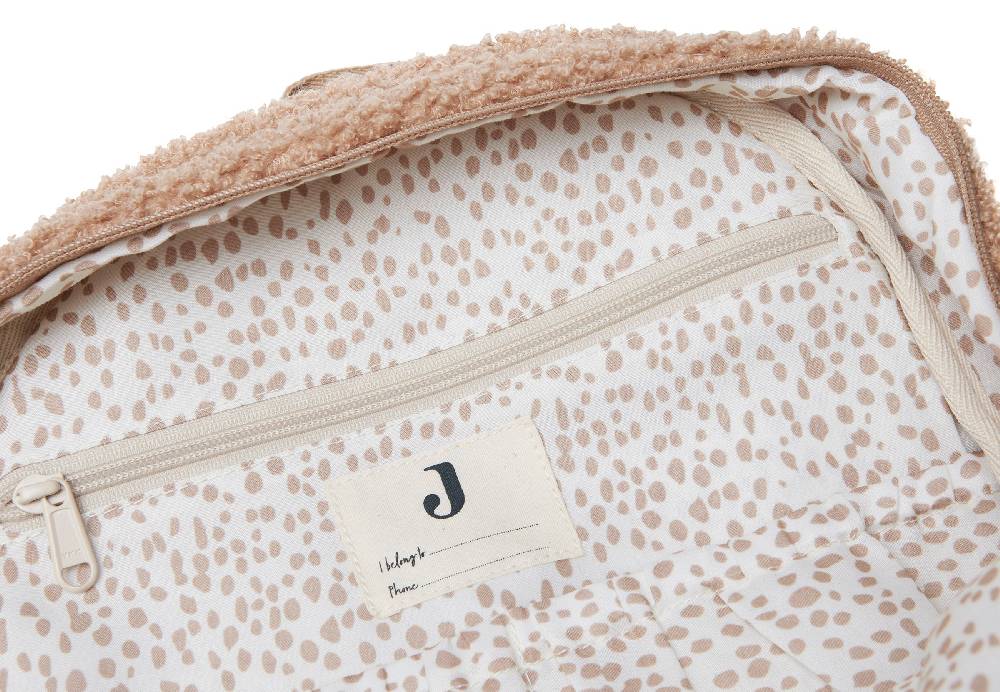 Jollein Wickeltasche Rucksack Boucle Biscuit Valentinstagsangebot