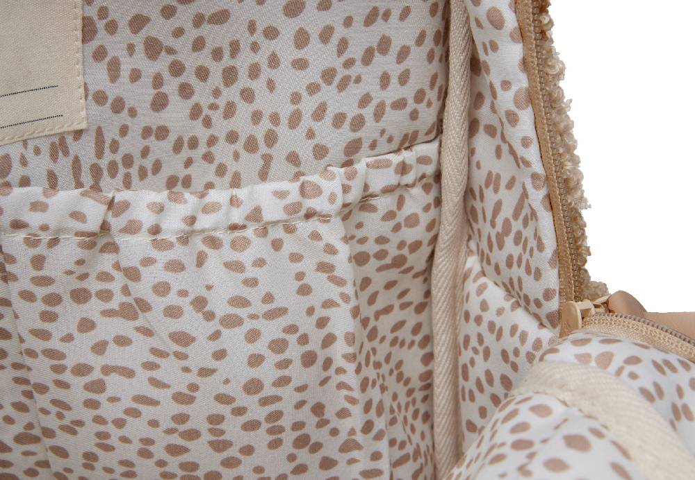 Jollein Wickeltasche Rucksack Boucle Biscuit Valentinstagsangebot