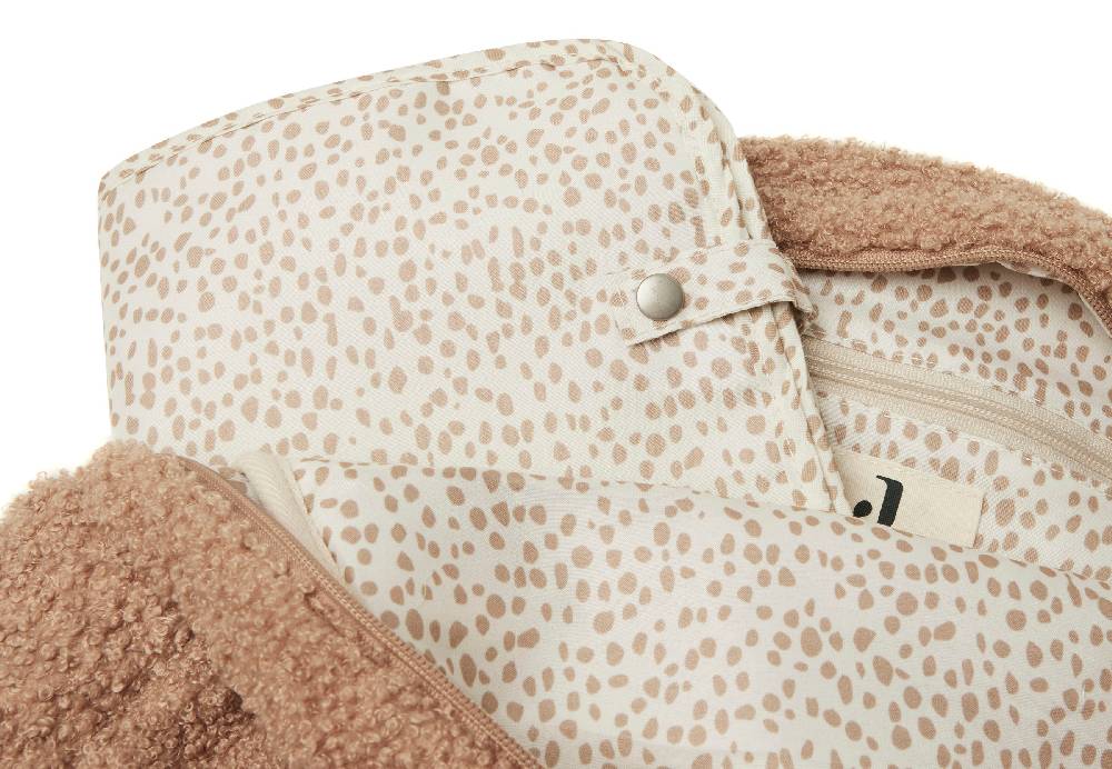Jollein Wickeltasche Rucksack Boucle Biscuit Valentinstagsangebot